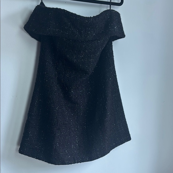 NWT H&M Elegant Black Strapless Dress size Medium - Picture 9 of 13